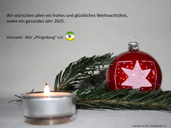 Weihnachtsgrüße 2024